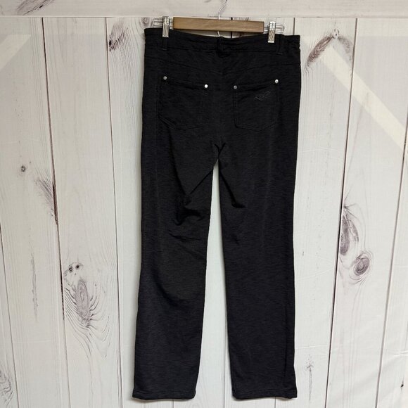 KÜHL Mova Zip Pants Women’s 10 Dark Heather Gray Stretch EUC - Picture 3 of 12